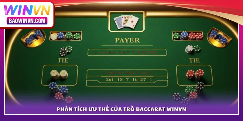 Phân tích ưu thế của trò Baccarat WINVN