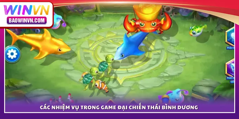 Các nhiệm vụ trong game Đại Chiến Thái Bình Dương 