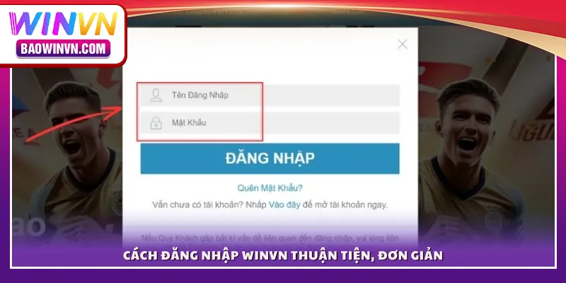 Cách đăng nhập WINVN thuận tiện, đơn giản