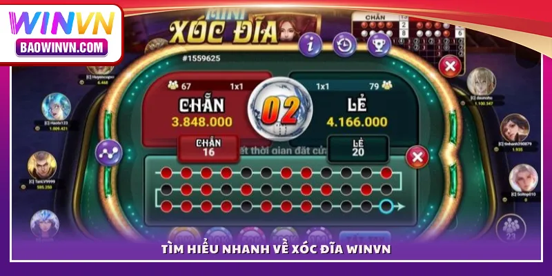 Xóc đĩa WINVN – trải nghiệm cảm giác lắc đĩa chân thật Tìm hiểu nhanh về Xóc Đĩa WINVN